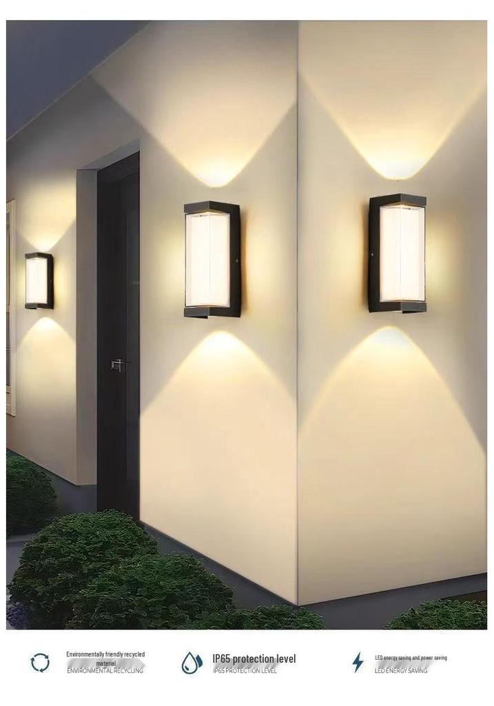 Waterproof LED Outdoor Wall Lamp - Super Bright for Hallway, Stairs, Courtyard, Balcony, Bathroom Entrance