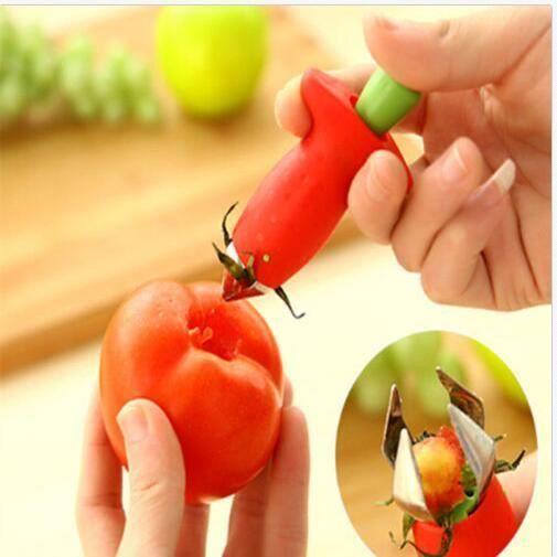 

Gadget de cuisine - Новинка - Décortiqueuse de fraises - Acier inoxydable - Rouge pastèque - 9cm x 5cm