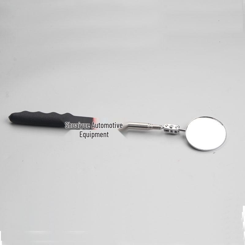 50mm Telescopic Round Inspection Mirror with Light for Car Maintenance