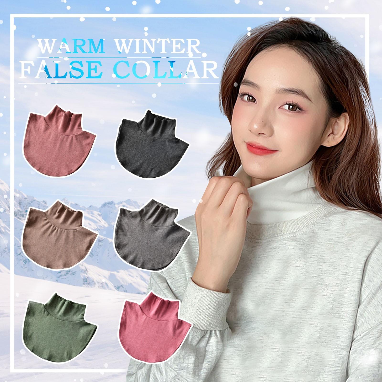 

Женский накладной воротник, теплая шея, высокий воротник, искусственный воротник, защита шеи