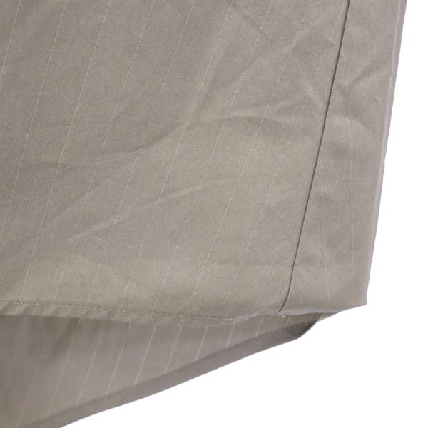 unused SHIROMA Striped tiered Long sleeve Cut FREE gray shirt Women Used