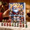 Creative Christmas Countdown Calendar Dragon Advent Calendars 2026, 24 Days with Party Favors 2D Acrylic Ornaments, Collectible Figures for Tree Home