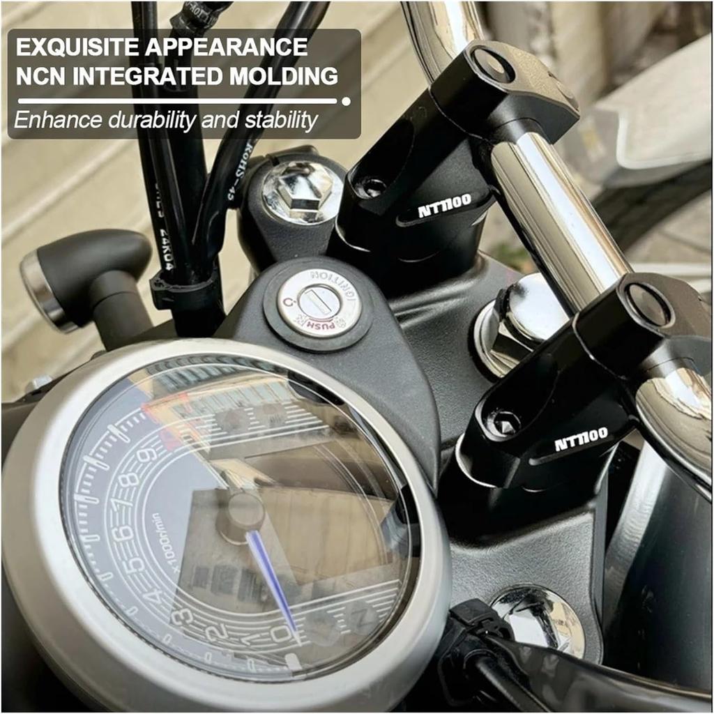 for Ho&nda NT1100 NT 1100 Nt1100 2023 Motorcycle Handlebar Riser Bar Mount Handle Heightening Clamp Pit Motorbike Accessories Moto Risers