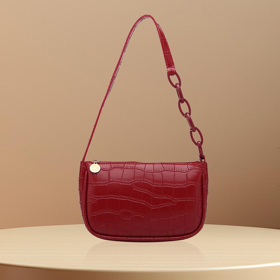 Hobo armpit bag ladies handbags crocodile pattern armpit bag fashion Internet celebrity ladies shoulder bag