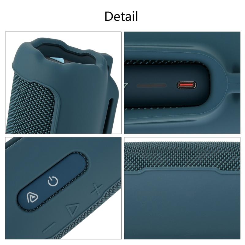 Speaker Guard Case With Detachable Carrying Strap Enhances Drop Resistance Precise Openings for Flip 7