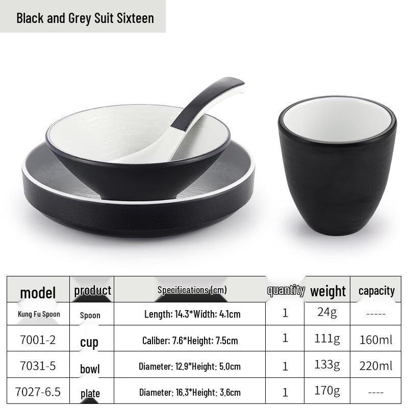 Retro Bark Pattern Porcelain Tableware Set