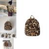 Cozy And Fun Lightweight Kids Backpack In Cute Leopard Print For School Use