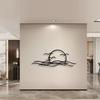 Vintage Iron Wall Art Coastal Ocean Waves Moon Seagulls Beach Home Decor Living Room Modern Rustproof