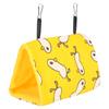 Papageien Hängematte Haustier Vogel Hängendes Schlafbett Warmer Flanell Spielhöhle Haus mit Loch(L Ente