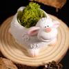 Silicone Candle Mold Decorative Sheep Flower Pot Mold Cartoon Plaster Mold Silicone Sheep Candle Holder For Home Decor Gardening
