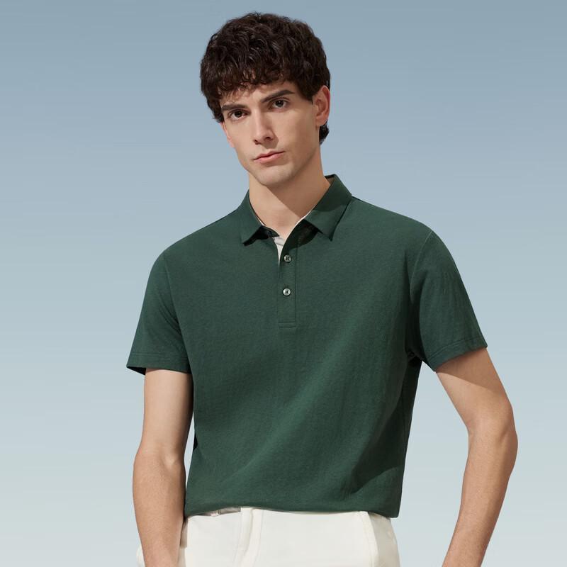 

Мужская рубашка-поло Judger из смесовой льняной ткани в стиле business casual L