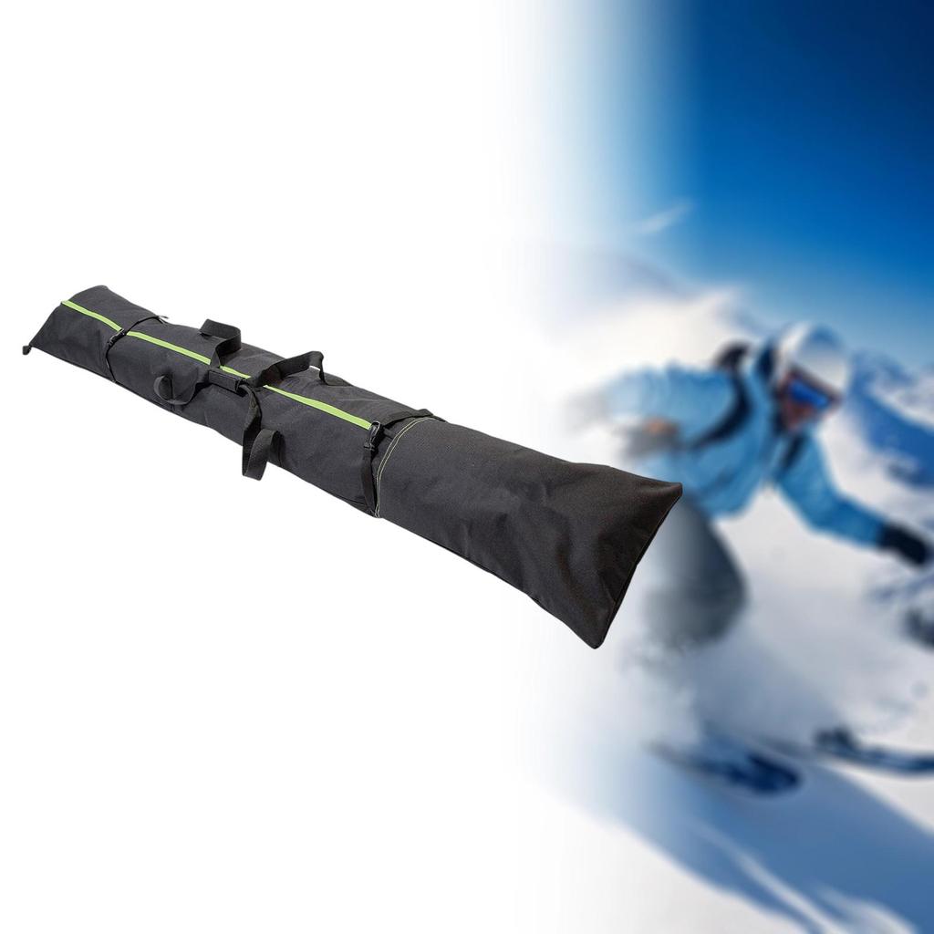 Large Capacity Ski Bag 200cm Waterproof Snowboard Pouch Durable Travel Storage for Skis Poles and Winter Gear