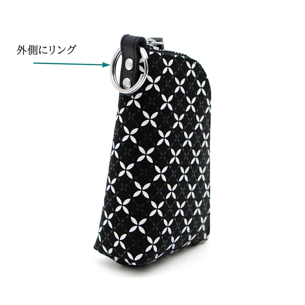 Indenya Inden Schlüsseletui Schlüsselanhänger Soyoka Traditionelles Handwerk Koshu Inden Hirschleder Lack Originalmarke [Indenya] (Nr.8817)