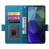 DF-010 For Samsung Galaxy A35 5G Case Leather Phone Cover with Side Magnetic Clasps