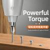 Electric Screwdriver With 3.5Nm Torque Control Ergonomic Handle Fast Charging Interchangeable Bit DIY Projects