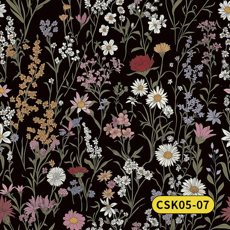 Vintage American Rose Wallpaper Bedroom Furniture Renovation Sticker Color Change Shoe Cabinet Wardrobe Door Sliding Door Transformation Wallpaper