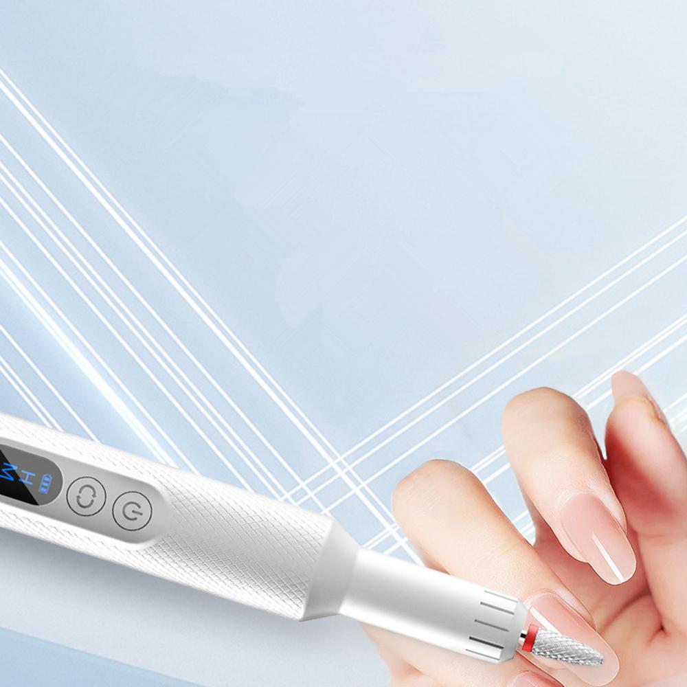 18000RPM Rechargeable Electric Nail Drill Machine Portable Manicure Pedicure