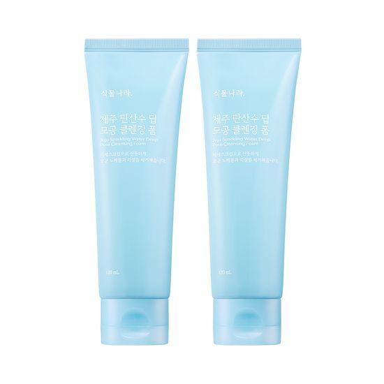Shingmulnara Jeju Sparkling Water Deep Pore Cleansing Foam 120ml (Single Product/Buy 1 Get 1 Free)