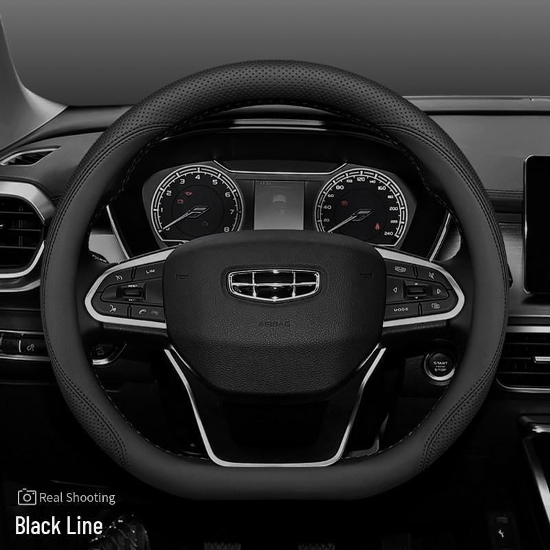 Steering Wheel Cover for Geely: Xingyue L, Dihao GS, Haoyue L, Boyue, Binrui, Vision X6, Binyue, Xingrui.