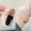 Music bear nylon woven magnetic strap for Apple S11 watch applewatchs1098SE cute wristband