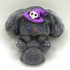 Halloween Animal Squeeze Toy Glossy Flocking Cartoon Dog Rabbit Stress Relief Pinch Sensory Toy Kids Adults Soft TPR Calming Stress Ball Fidget Toy
