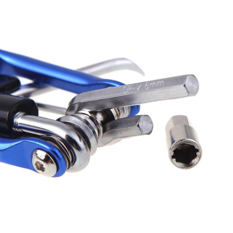 Multifunction Bicycle Repairing Set Carbon Steel Bike Repair Kit Wrench Screwdriver Chain