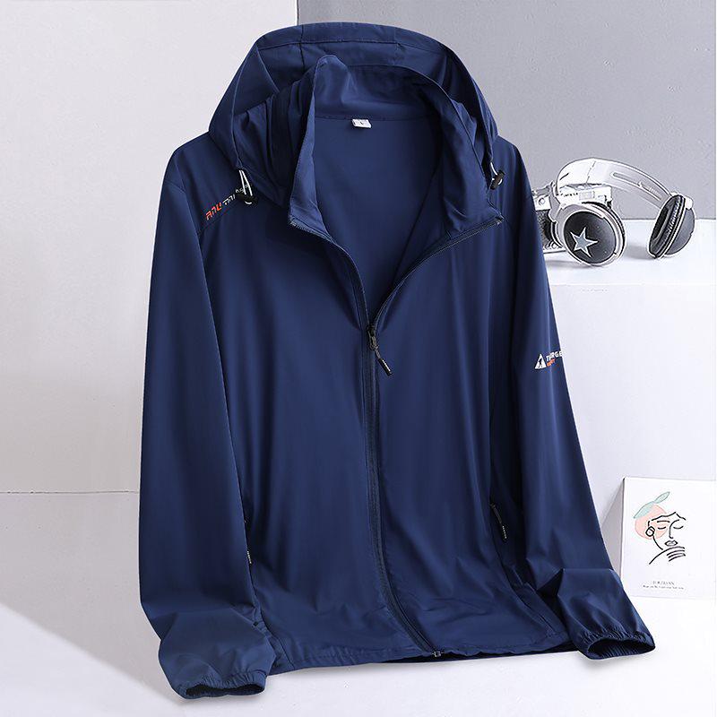 Men s 2026 Summer UV Protection Ice Silk Fishing Jacket - Breathable UPF50+ Sunscreen Outerwear L