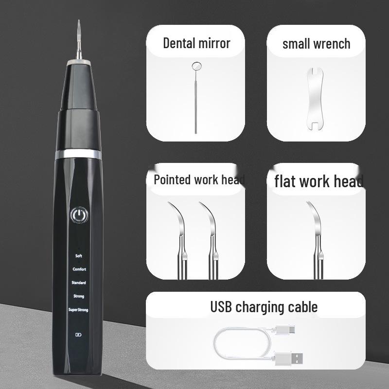 Ultrasonic Tartar Remover & Teeth Whitening Tool for Home Dental Care