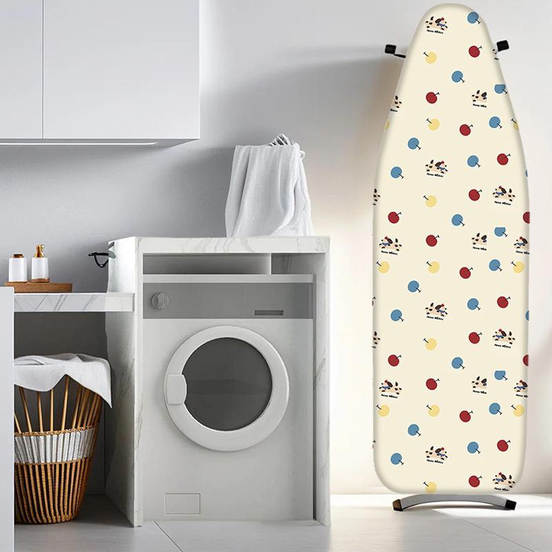 Ironing Board Cover Scorch Resistant Premium Cotton Padding Anti-Slip Washable Reusable Cover for Home Laundry Room Use