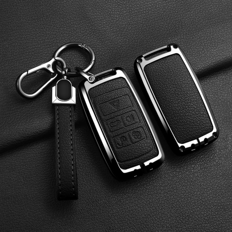 Interior Mouldings For Land Rover A9 Range Rover Sport Evoque Freelander 2 Discovery 3 4 5 EVOQUE Zinc Alloy Car Key Case Cover 