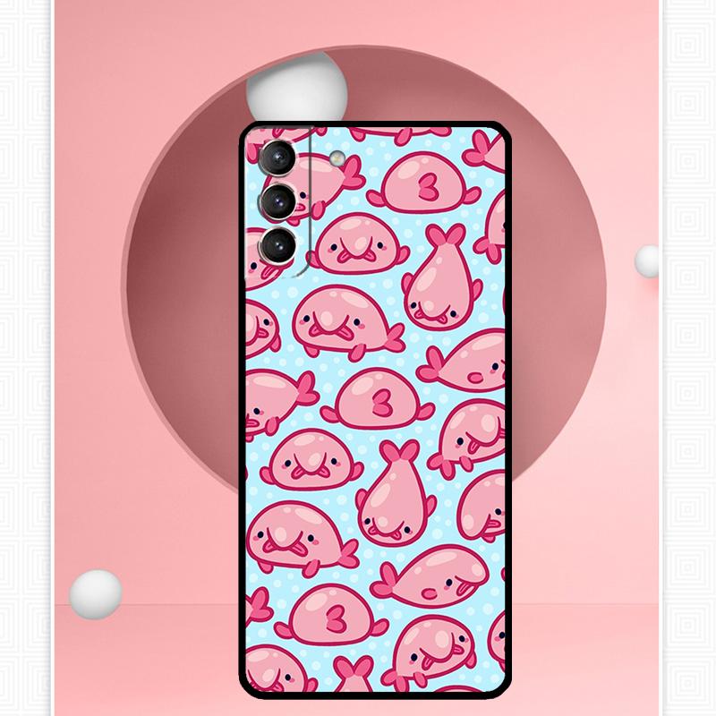 Blobfish Case For Samsung Galaxy S25 Ultra S20 S21 S22 S23 S24 Plus S9 S10 S24 FE S25 FE Cover Funda