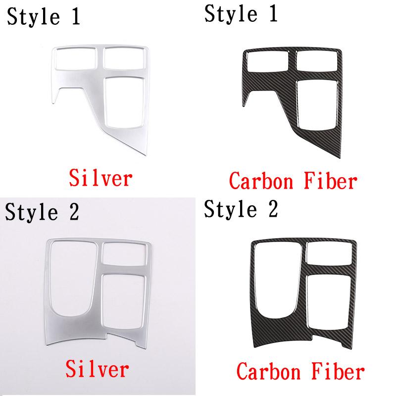 ABS Car Central Control Multimedia Frame Decoration Stickers For Mercedes-Benz GL GLS X166 13-19 ML GLE W167 Car Accessories
