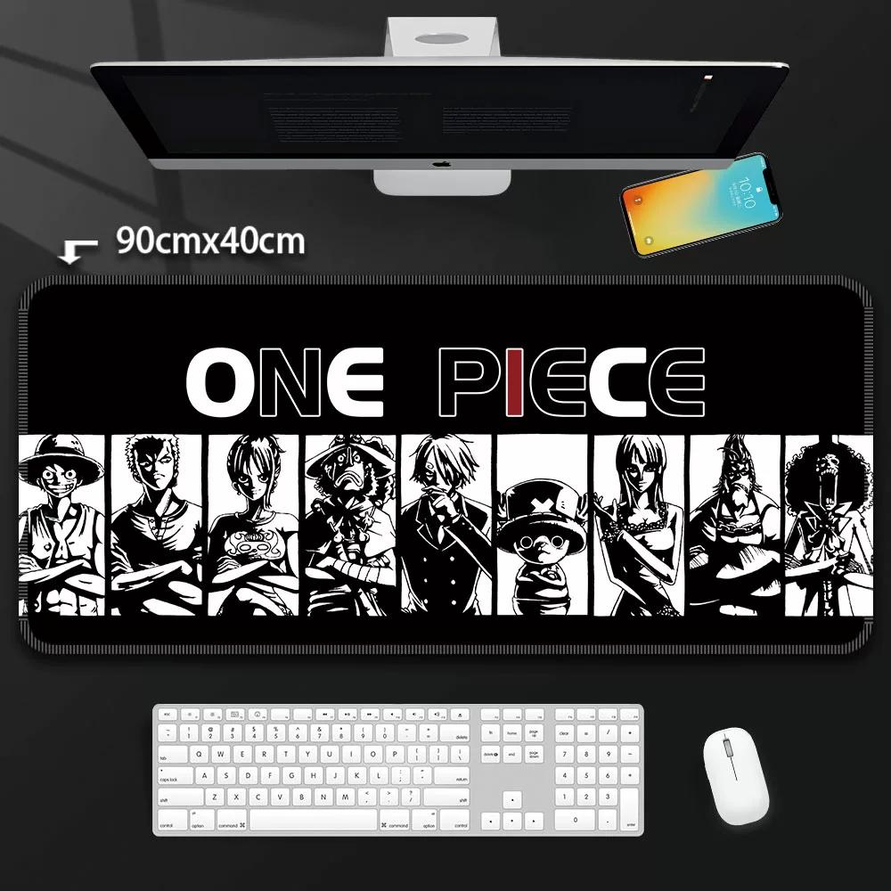 One Piece Leather Mouse Pad Oversized Peripherals Two-dimensional Anime  Monkey D. Luffy Roronoa Zoro  Boys Computer E-sports Game Keyboard Table Mat