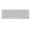 61Pcs PBT Blank DIY Keycap Mechanical Keyboards XDA Profile Not Print White Keycap Set for Mechanical Keyboards