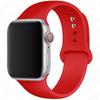 Silikonový řemínek pro Apple Watch 44mm 40mm 49mm 45mm 41mm 38mm 42mm Correa Belt Bracelet pro Apple Watch Series 9 8 7 6 5 3 SE Ultra 2
