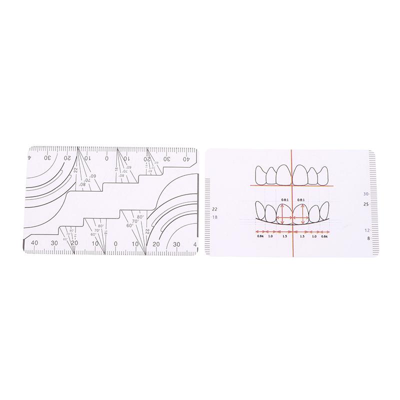 Laboratorio Odontotecnico Disegno e Allineamento Protesi Righello Dentale a T Misurazioni Simmetria Esame Strumenti Dentali Multifunzionali