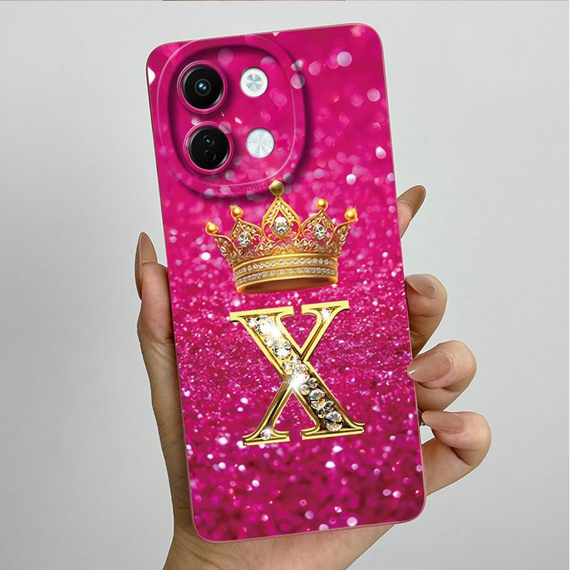 For Tecno Spark 30 5G Case KL8 Phone Cover Crown Letter Soft Silicone Funda for Techno Spark 30 5G Back Shell Spark30 5G Bumper