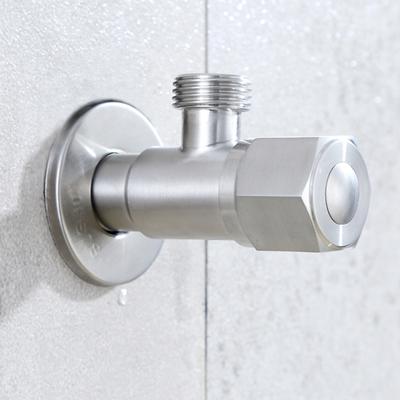 304 Stainless Steel Angle Valve Kitchen Bathroom Diverter Connector for Toilet Sink Basin Water Heater - Bathroom Accessories