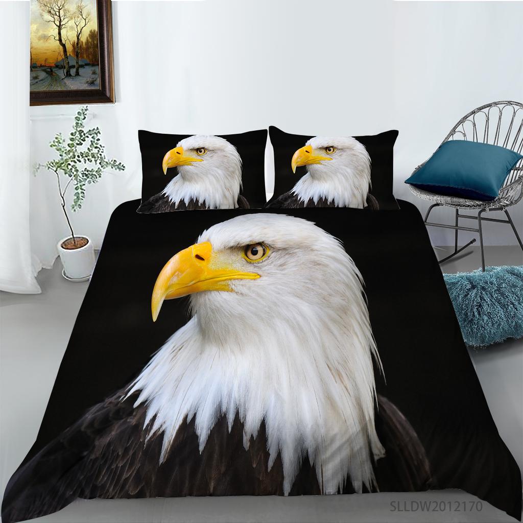 3D Animal Print Bedding Set Quilt Cover Pillow Cover Home Bedding Set AU/EU/US Full Size Single/Double Bed Home Furniture
