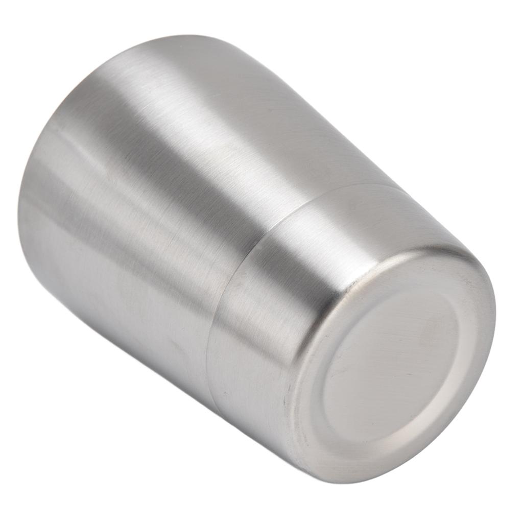 Dvoustěnný kovový hrnek na pivo z nerezové oceli 304, hrnek na koktejly a kávu, protiopařovací hrnek