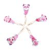 Exquisite Design DIY Painting Gnome Keychain Suitable for Ladies Handbag Decorate Your Keys, Cards and Car Key
