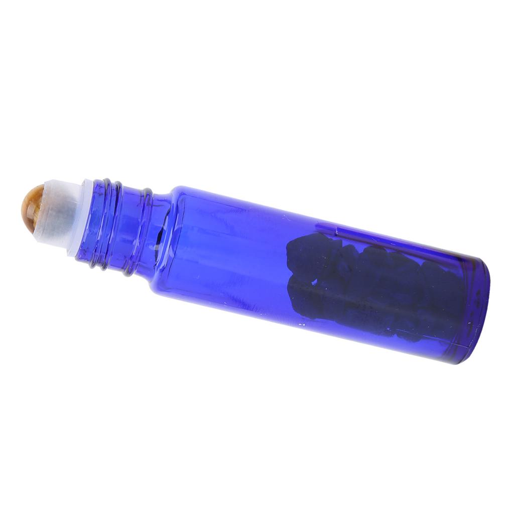Glass Roller Bottle 10ml Capacity Essential Oil Roller Bottle Storage Container BottleDark Blue