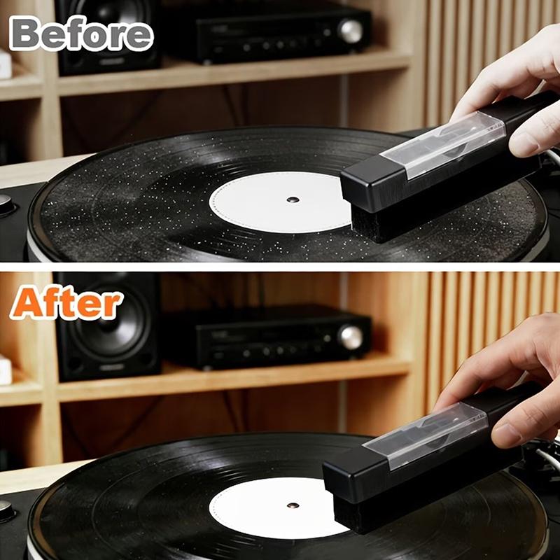 Vinyl Record Cleaning Kit Record Player Needle Clean Brush Portable For Vinyl Records, Lps, Turntables, Smartphones, Computer
