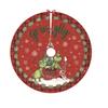Christmas Tree Skirt New Greentown Cartoon Tree Skirt 90CM Digital Printing Christmas Creative Decoration Tree Fence