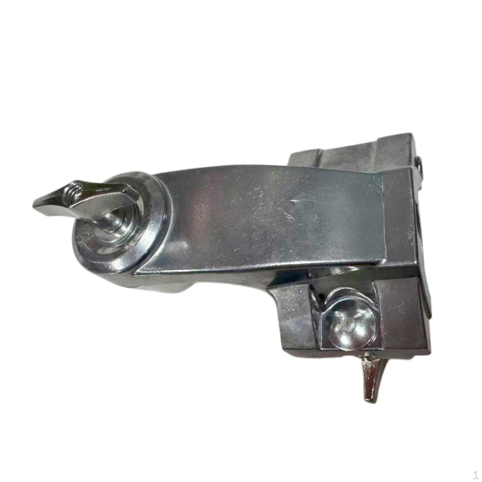 

Flange Support Mounting Bracket Percussion Accessory Hardware Adjustable Rotating Design Zinc Alloy 11.2cmx7.5cm