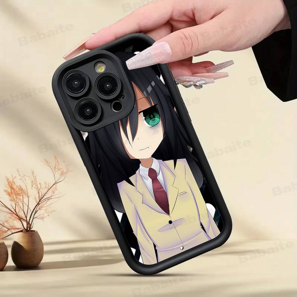 Watamote K-Kuroki T-Tomoko For IPhone 17 Pro Max 13 16 15 11 12 14 Plus Shockproof Soft Phone Cover