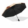 1pc Autumn Hedgehog Automatic Open/Close Umbrella, Windproof, Folding Compact Umbrella with Lightweight Design for Women/Men103