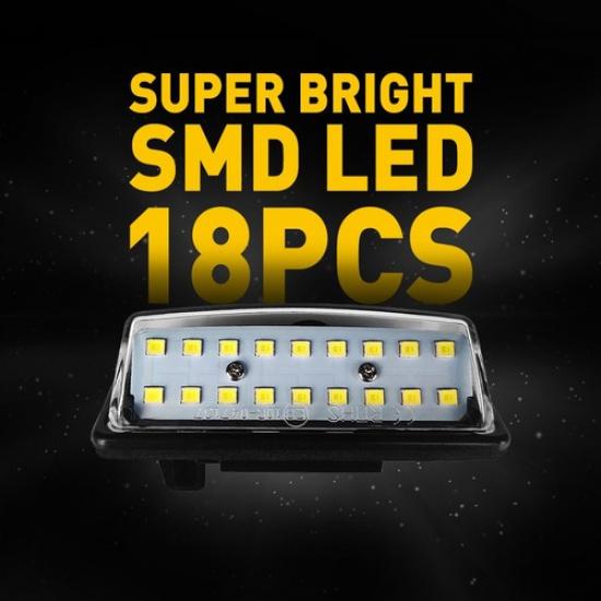 For Nissan  Sentra Car Number License Plate Lamps Lights Tail LED Assembly EOA