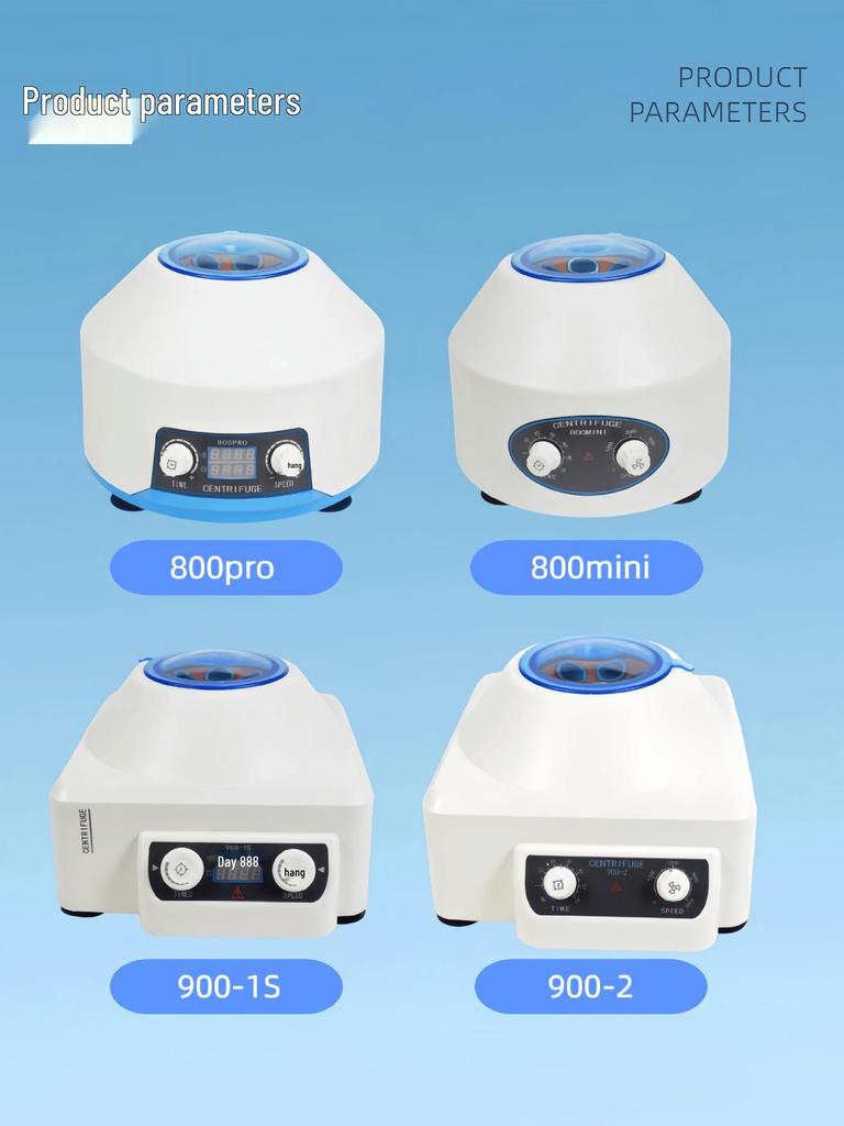 Compact Benchtop Centrifuge 900-2/800PRO for Beauty and Serum Separation