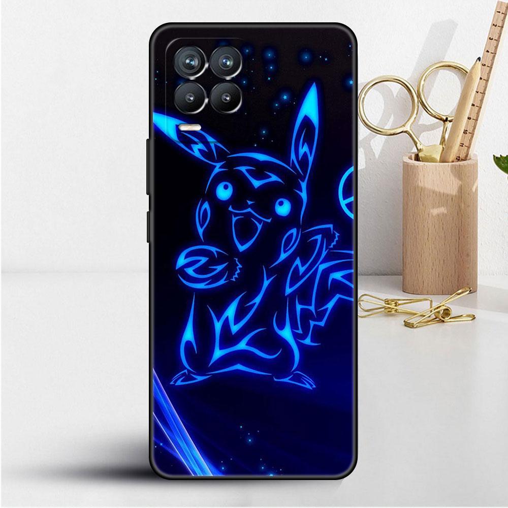 Hülle für Realme 8 C21y GT Neo 2 3 8i C21 7 C11 6 C12 C35 C3 GT 9 Pro C12 Silikon TPU Handyhülle Anime Pokemon Japan